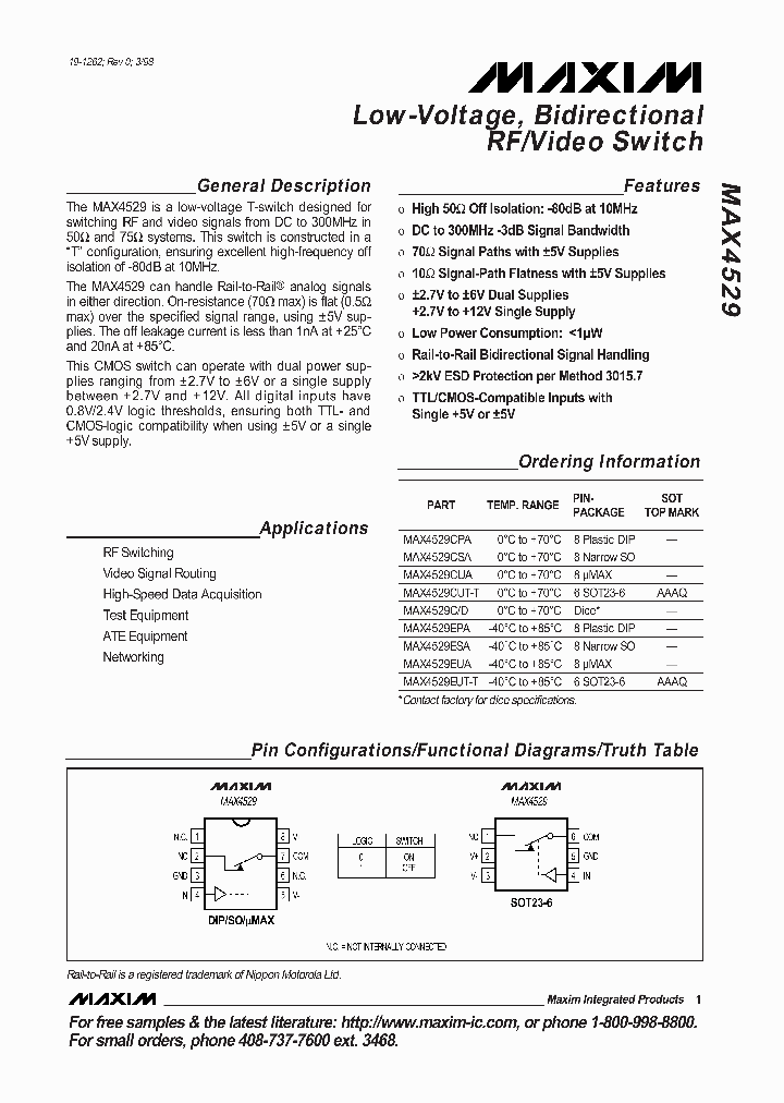 MAX4529_29870.PDF Datasheet