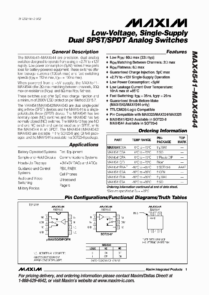 MAX4542_336755.PDF Datasheet