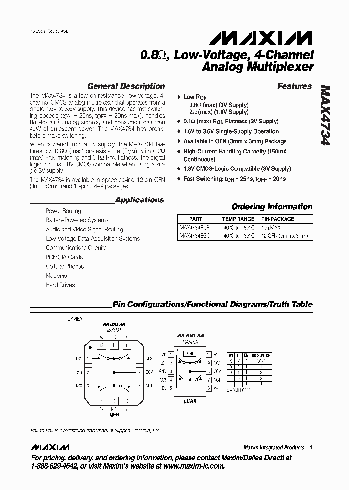 MAX4734_202051.PDF Datasheet