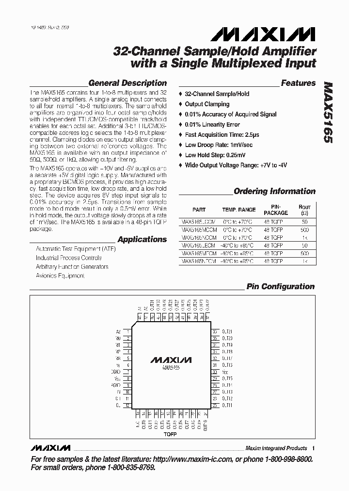 MAX5165_322660.PDF Datasheet