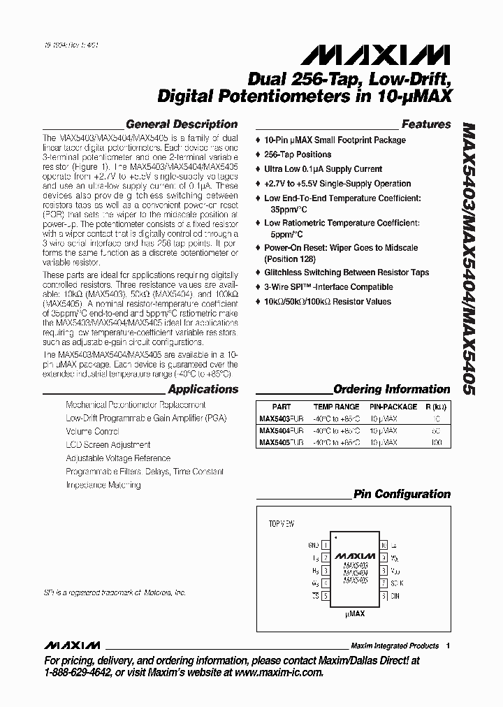 MAX5403_194335.PDF Datasheet