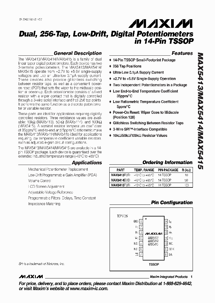 MAX5413_94421.PDF Datasheet
