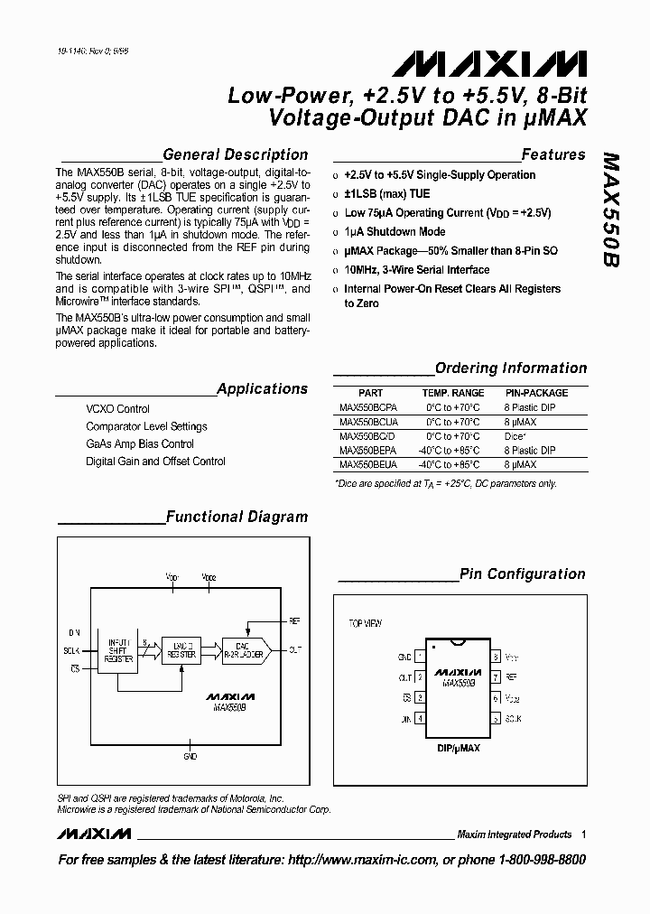 MAX550B_309695.PDF Datasheet