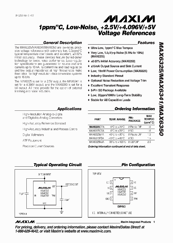 MAX6350CSA_355448.PDF Datasheet