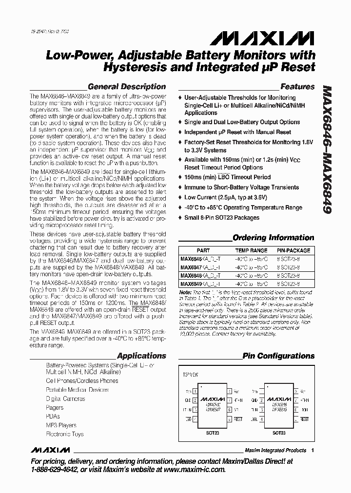 MAX6846KAR_242090.PDF Datasheet