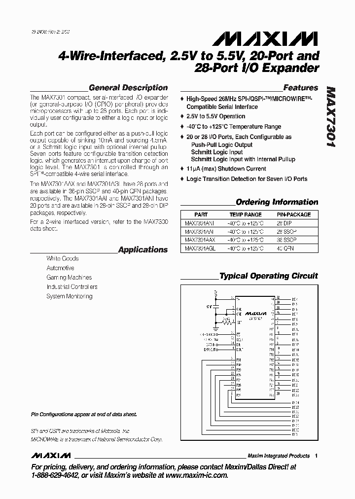 MAX7301_344572.PDF Datasheet