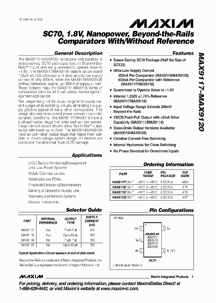 MAX9117_30390.PDF Datasheet