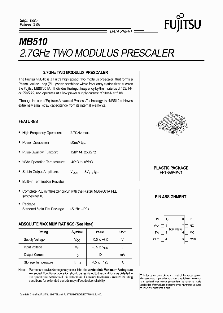 MB510_339503.PDF Datasheet