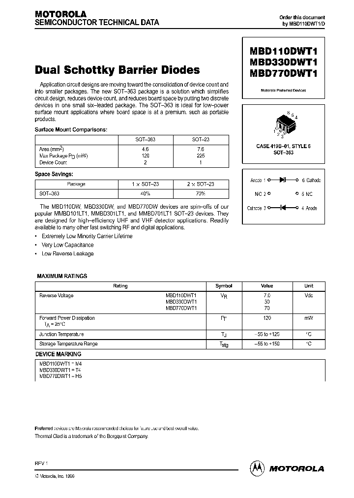 MBD110DWT1D_313626.PDF Datasheet