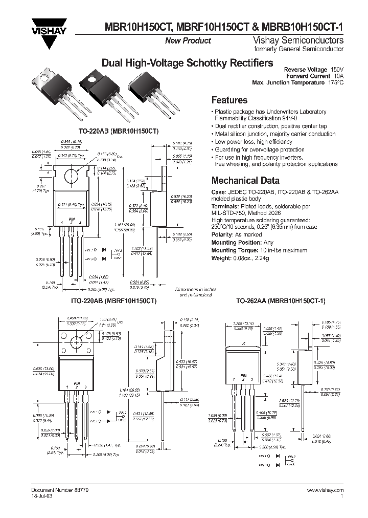 MBR10H150CT_345624.PDF Datasheet
