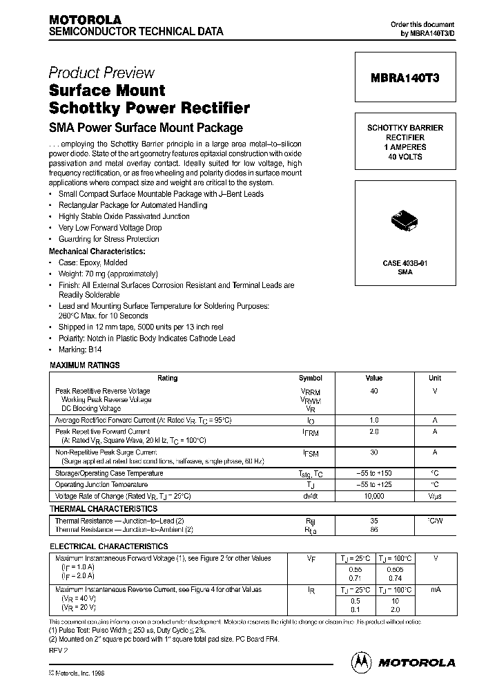 MBRA140T3D_360453.PDF Datasheet