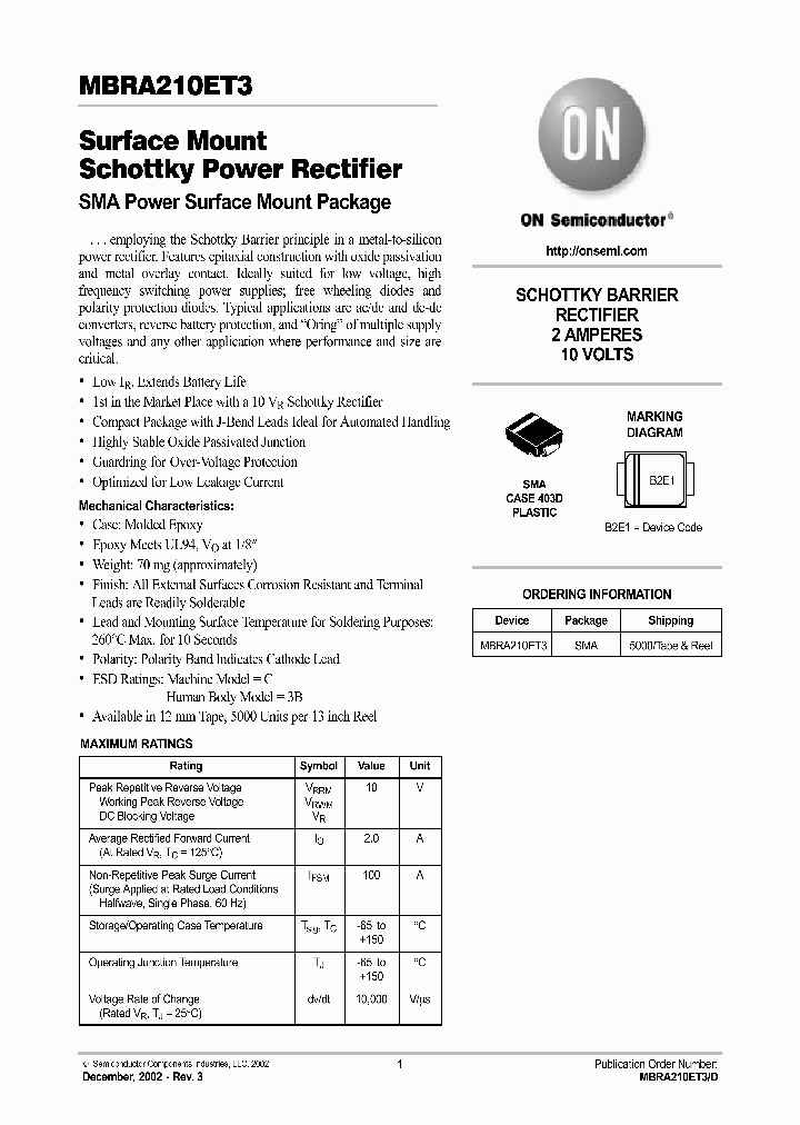 MBRA210ET3_360461.PDF Datasheet