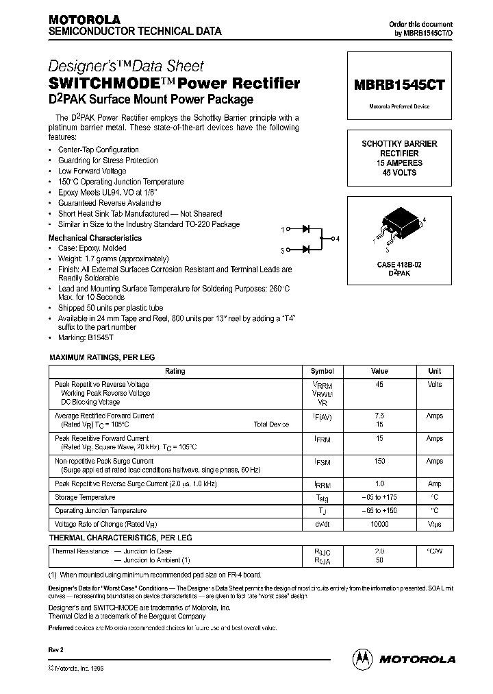 MBRB1545CT_137227.PDF Datasheet
