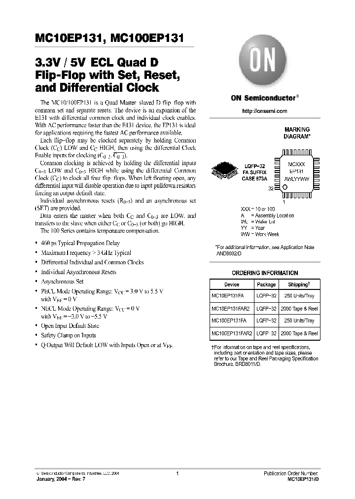 MC10EP131_83872.PDF Datasheet