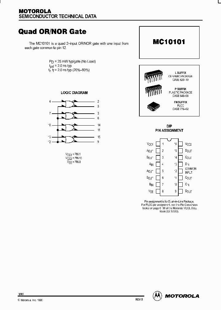 MC10101_106736.PDF Datasheet