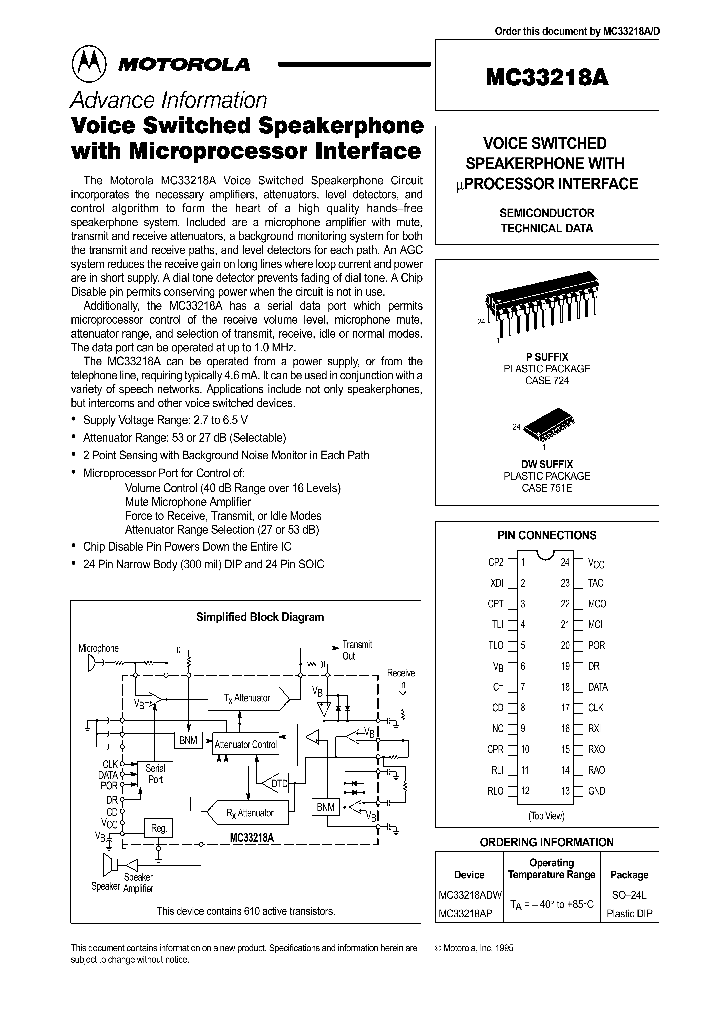 MC33218ADW_98644.PDF Datasheet