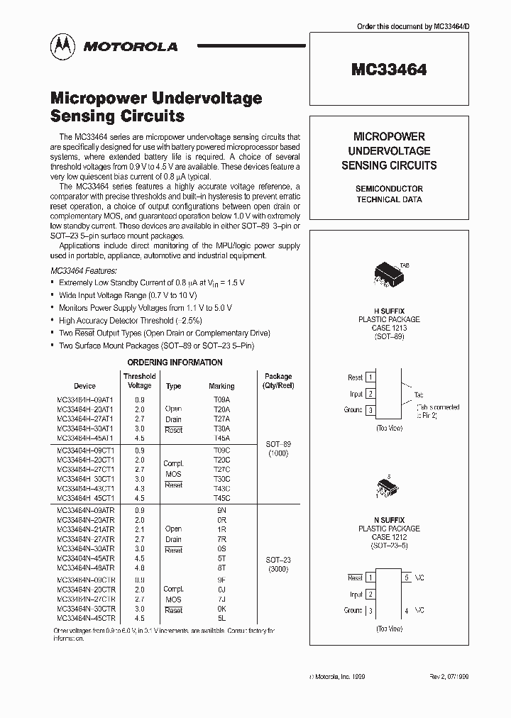 MC33464_106627.PDF Datasheet