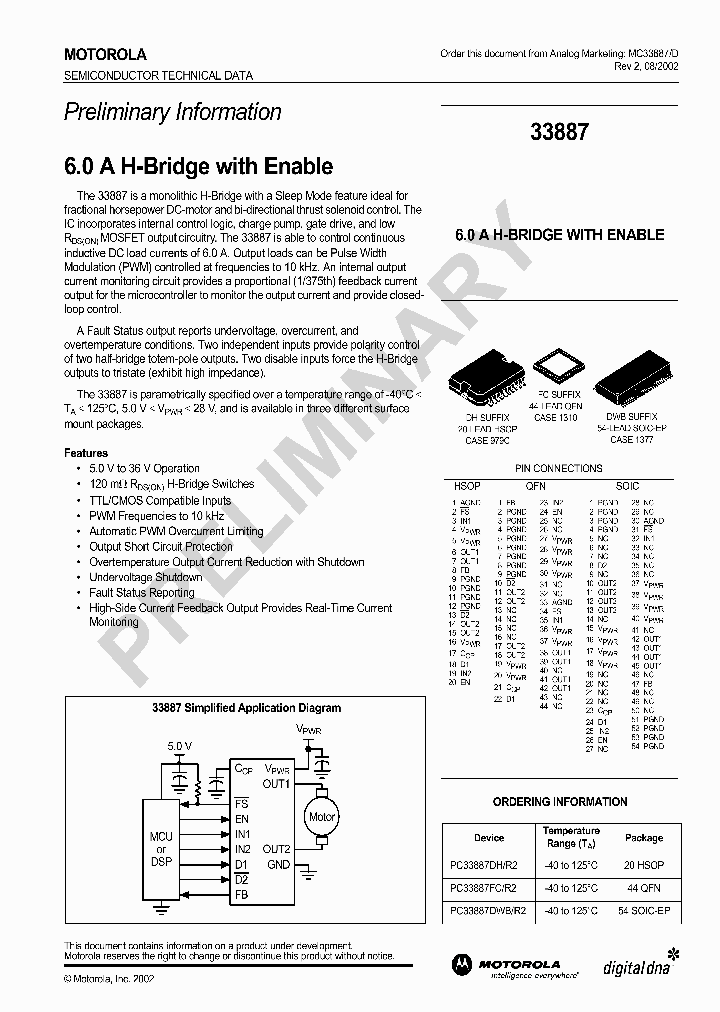 MC33887_308288.PDF Datasheet