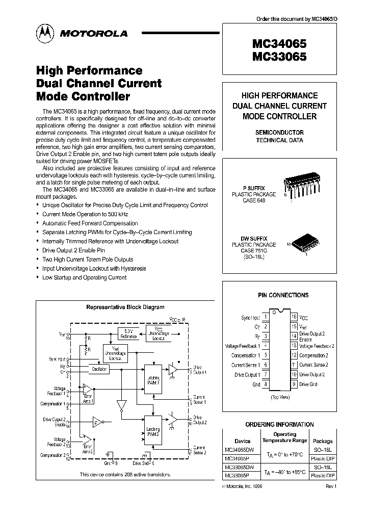 MC33065DW_190764.PDF Datasheet