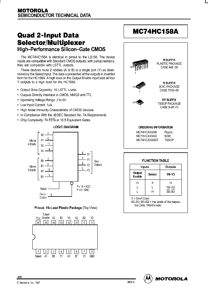 MC74HC158AD_18594.PDF Datasheet
