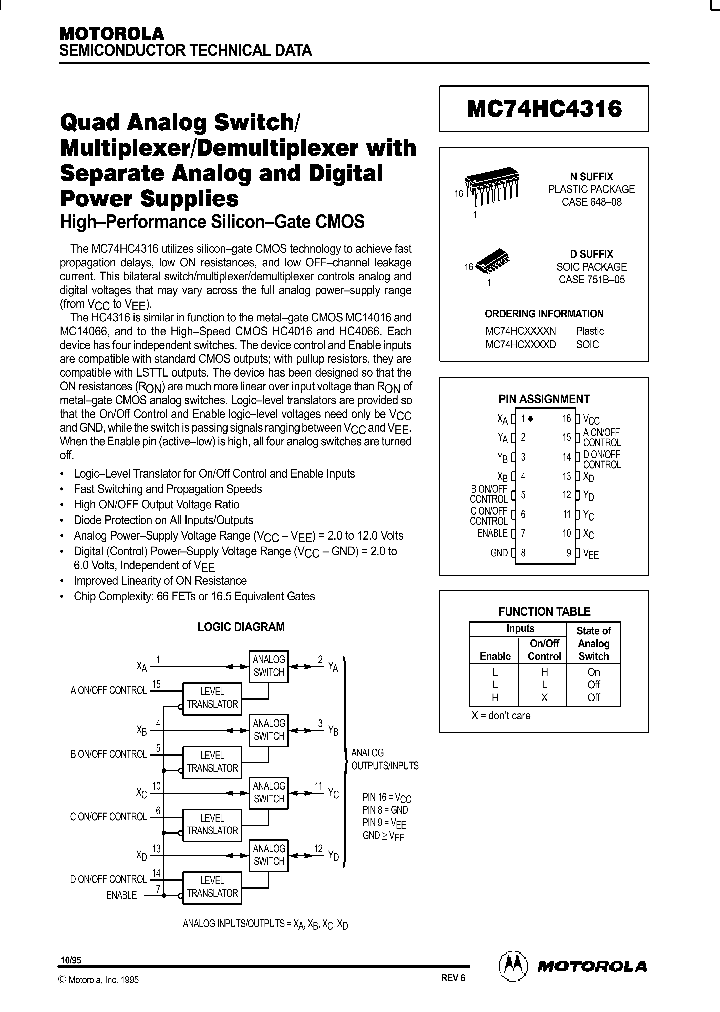 MC74HC4316_332296.PDF Datasheet