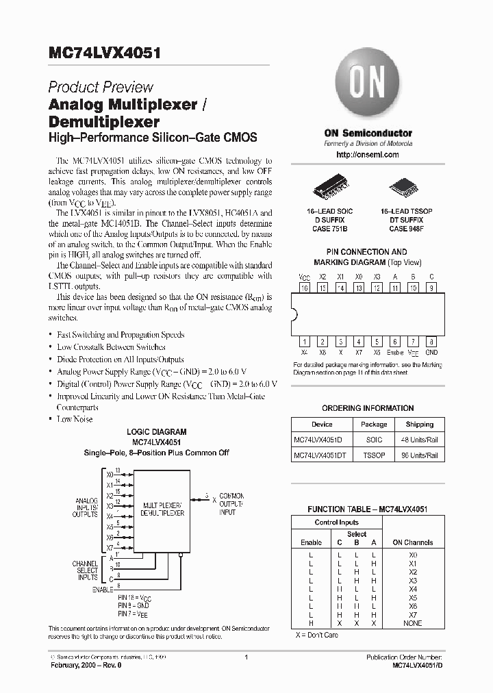 MC74LVX4051_369173.PDF Datasheet