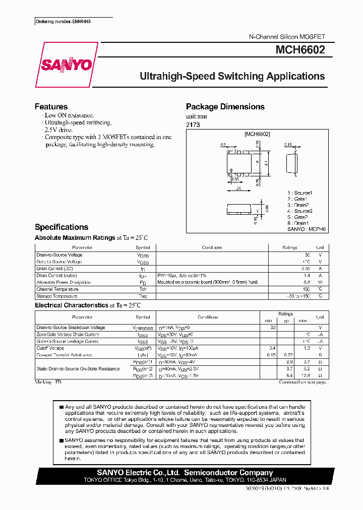 MCH6602_313973.PDF Datasheet