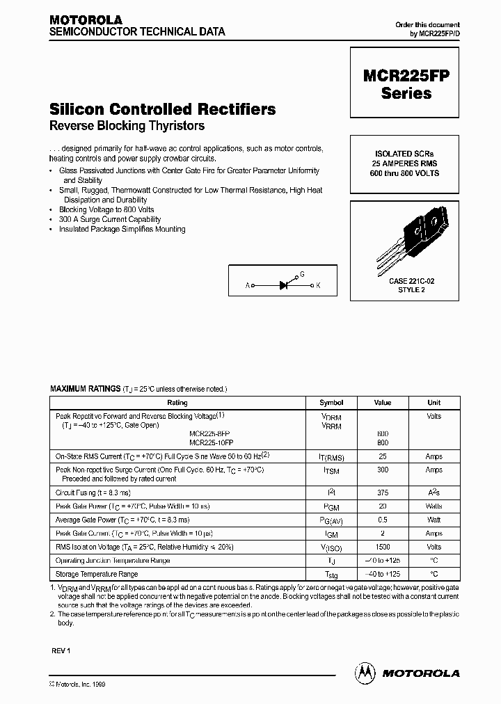MCR225FPD_366961.PDF Datasheet