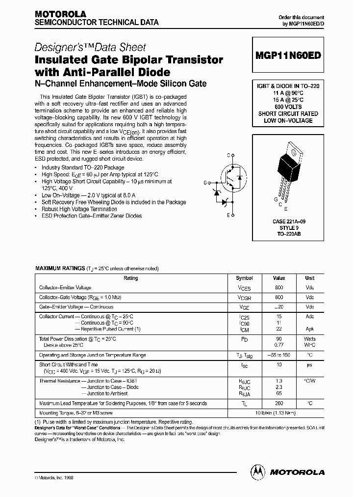 MGP11N60EDD_340607.PDF Datasheet
