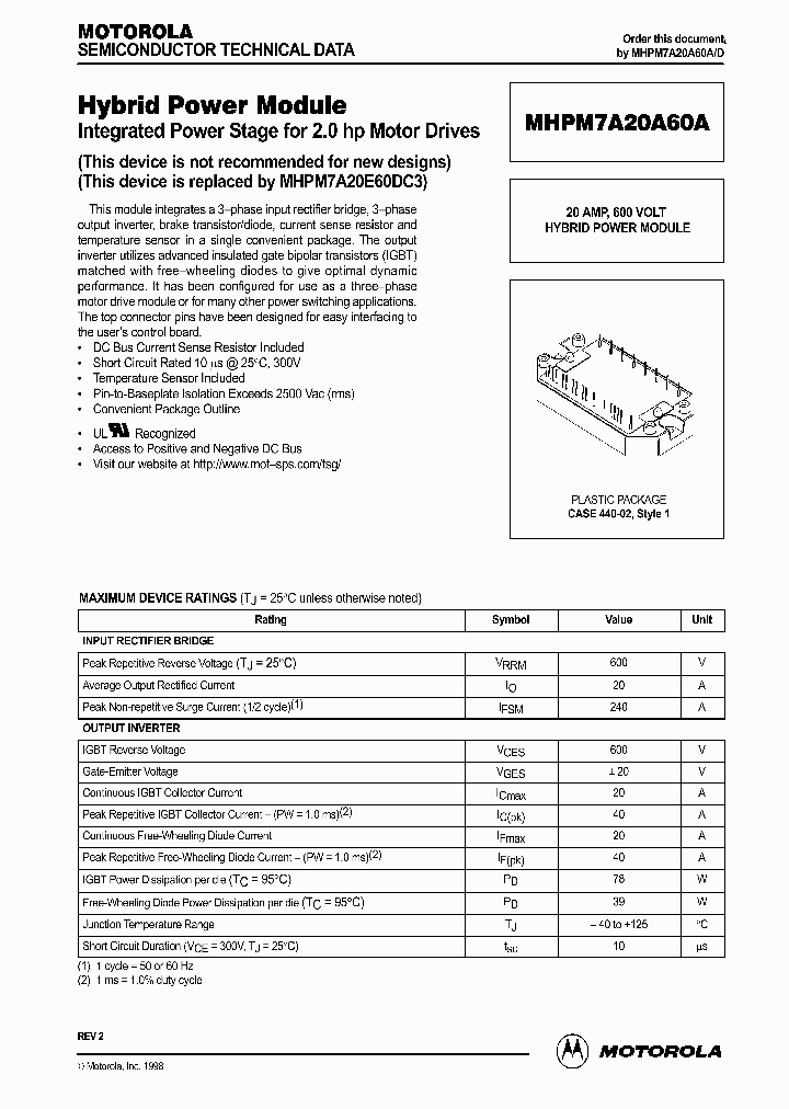 MHPM7A20A60AD_317619.PDF Datasheet