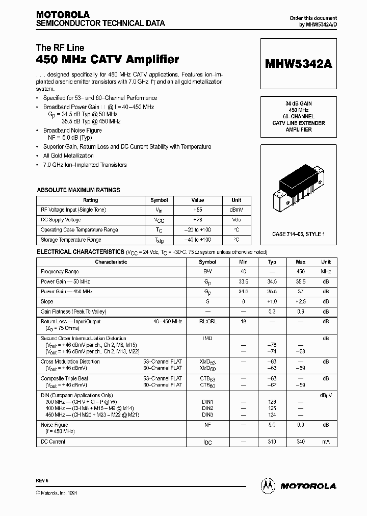 MHW5342A_359596.PDF Datasheet