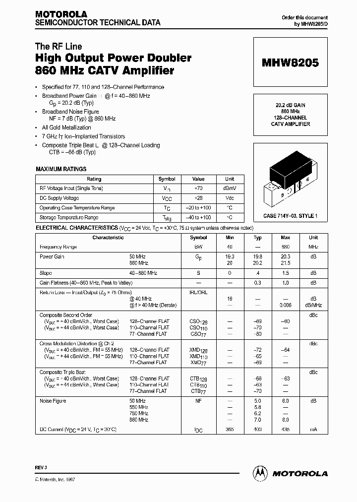 MHW8205_355820.PDF Datasheet
