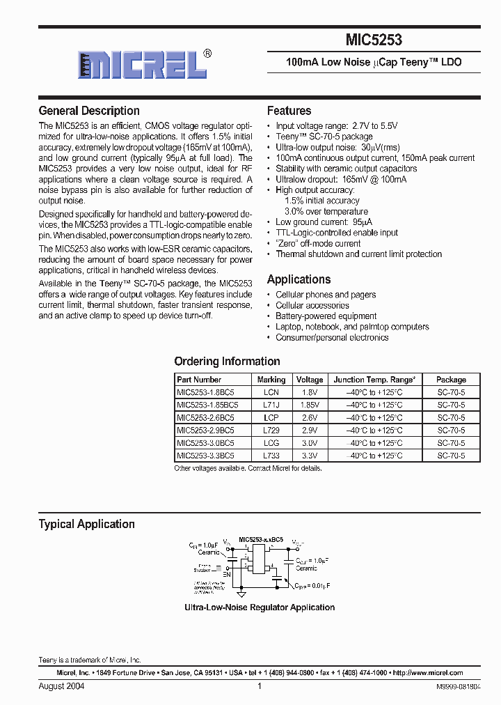 MIC5253_31934.PDF Datasheet