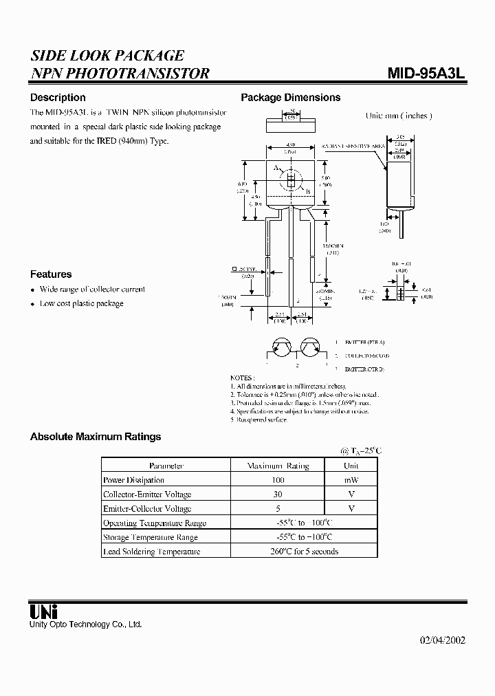 MID-95A3L_320047.PDF Datasheet