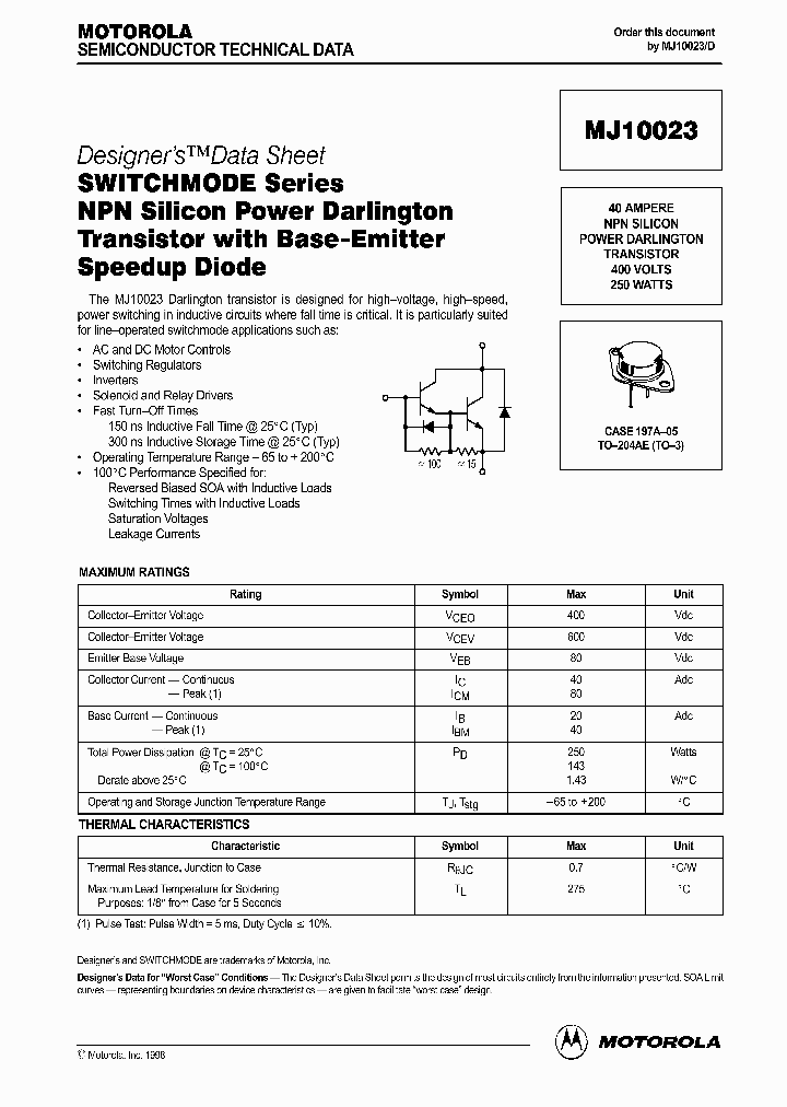 MJ10023_126307.PDF Datasheet