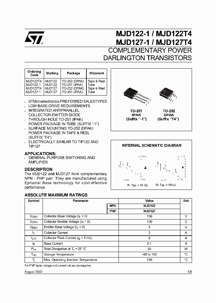 MJD127T4_311011.PDF Datasheet