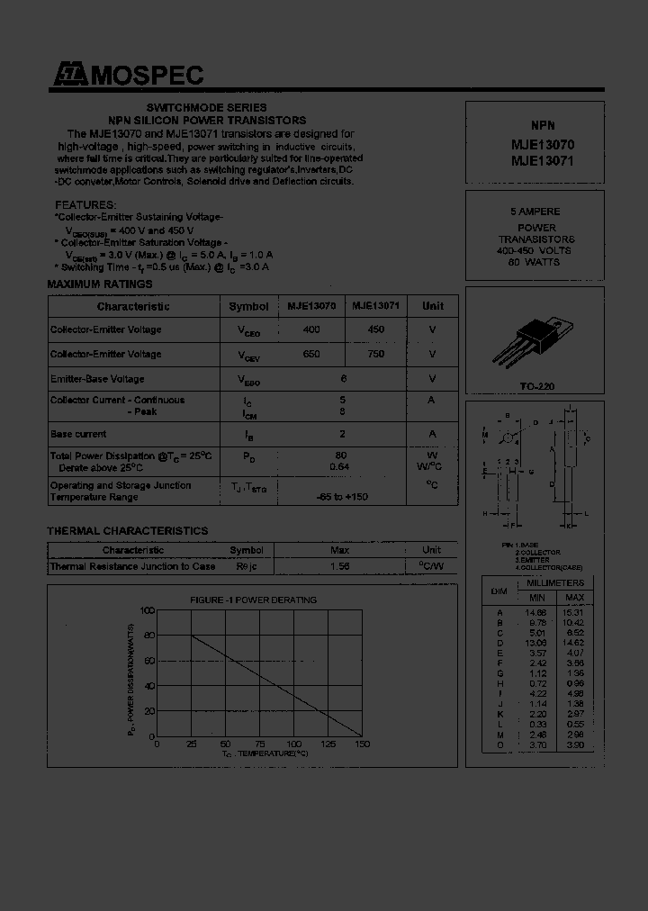 MJE13070_139780.PDF Datasheet