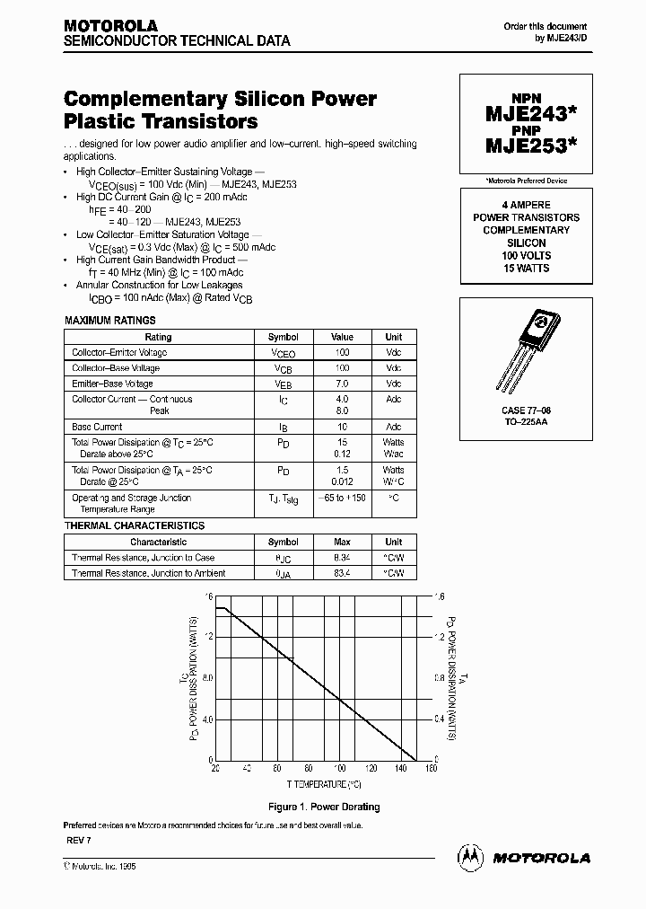 MJE243_181256.PDF Datasheet