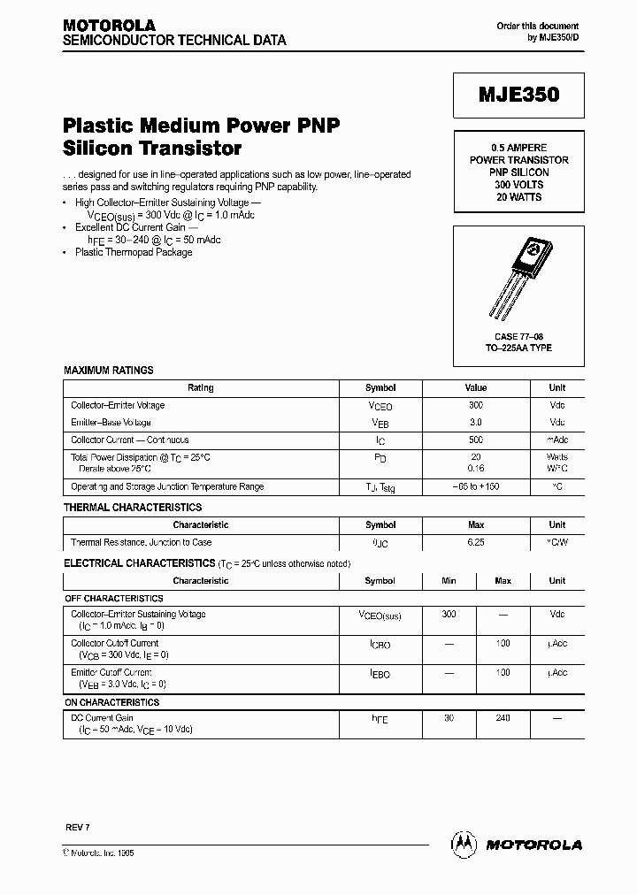 MJE350_197767.PDF Datasheet