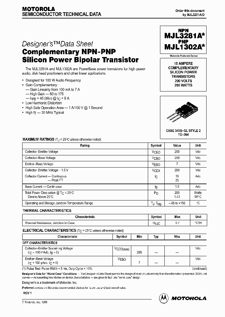 MJL1302_342424.PDF Datasheet