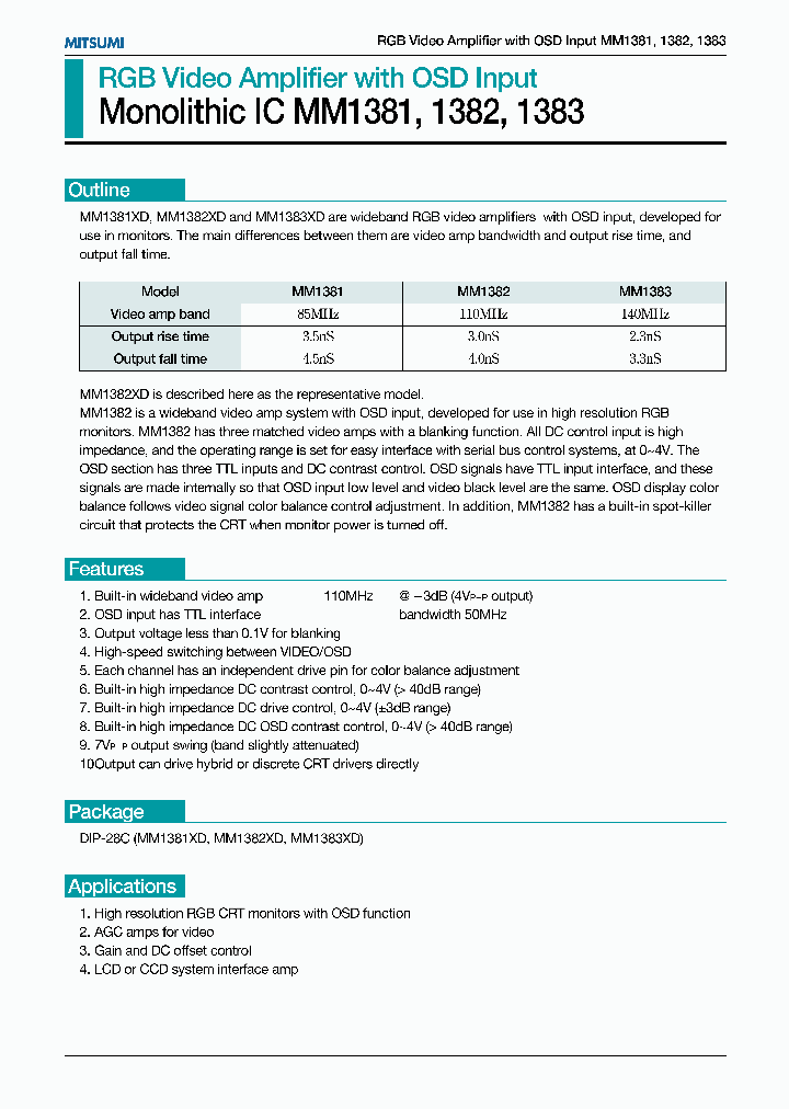MM1383_305768.PDF Datasheet