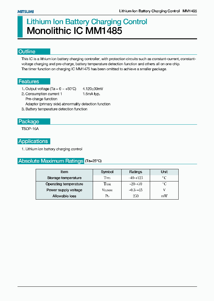 MM1485_342171.PDF Datasheet