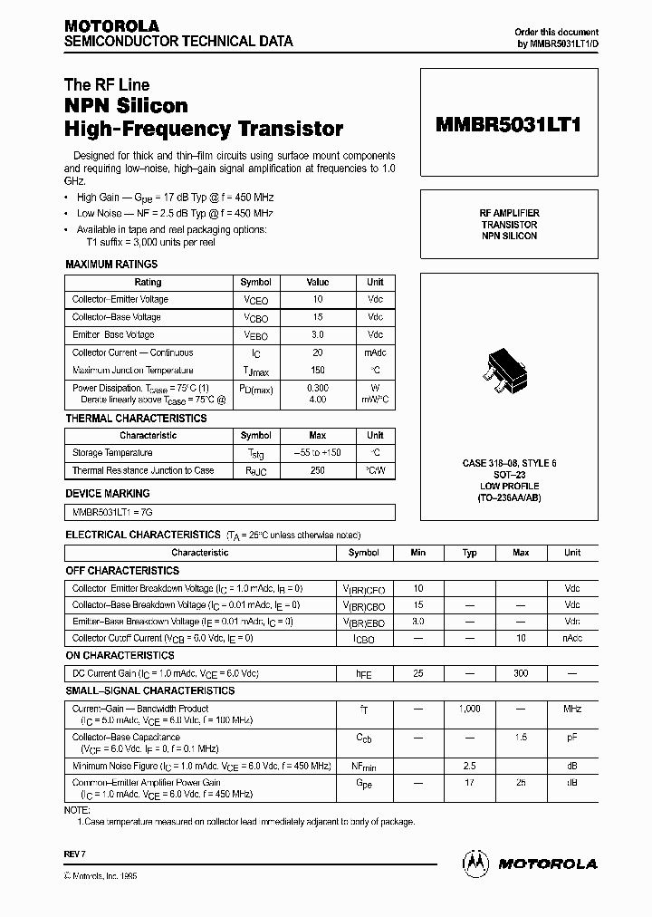 MMBR5031LT1_386360.PDF Datasheet