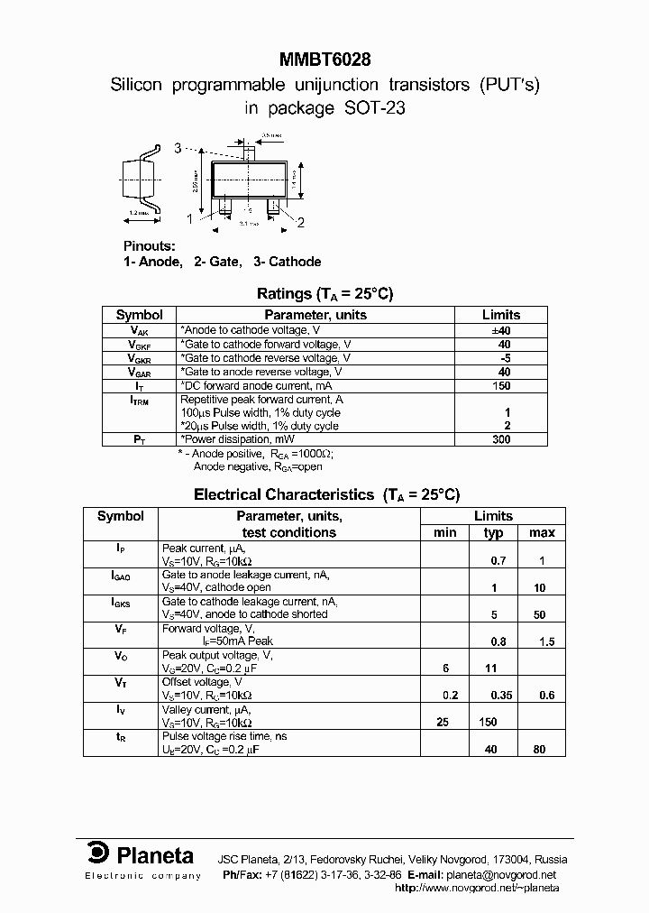MMBT6028_316486.PDF Datasheet