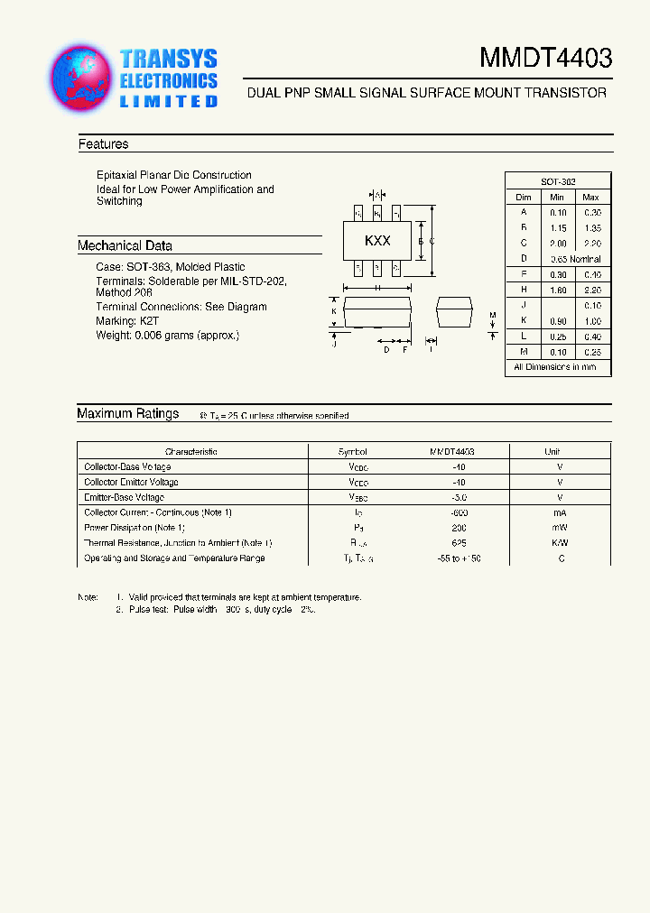 MMDT4403_347674.PDF Datasheet