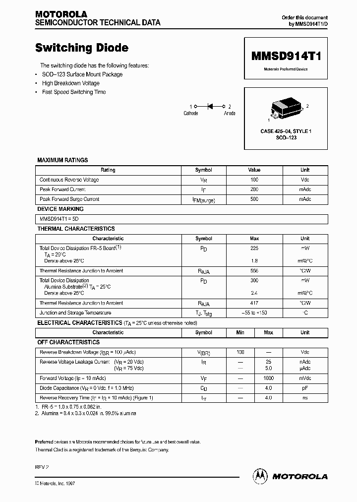 MMSD914T1D_198411.PDF Datasheet