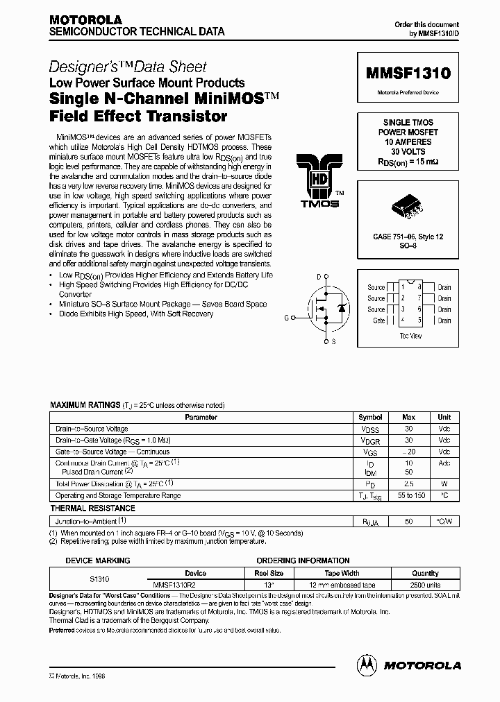 MMSF1310D_349967.PDF Datasheet