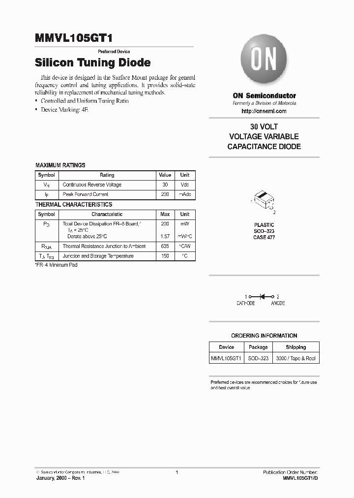 MMVL105GT1_306188.PDF Datasheet