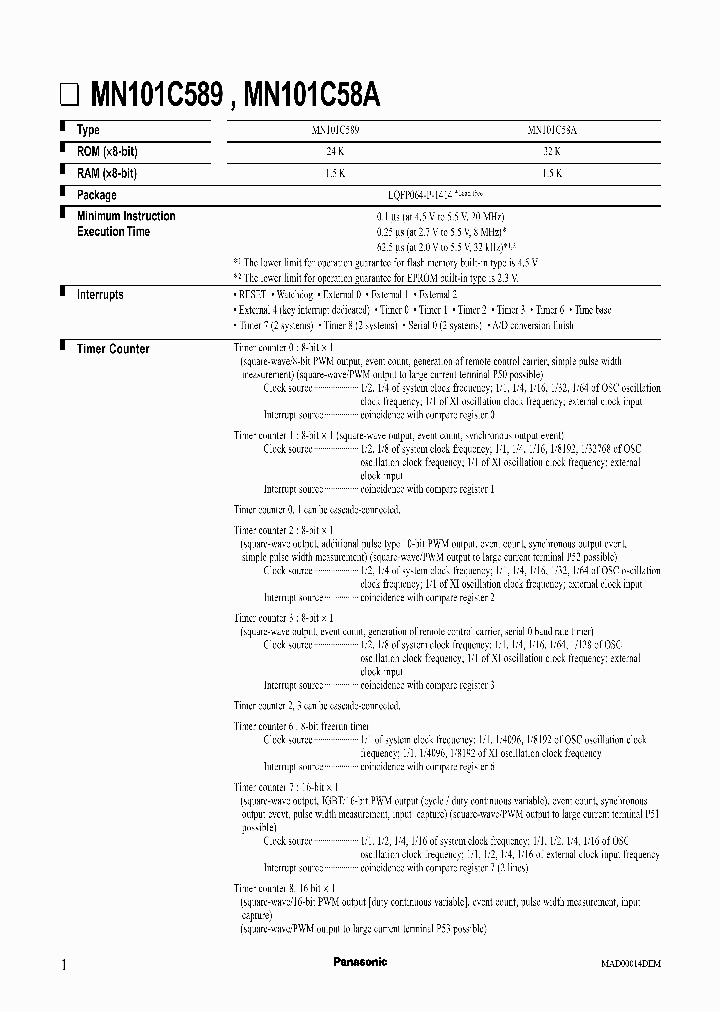 MN101C58A_374482.PDF Datasheet