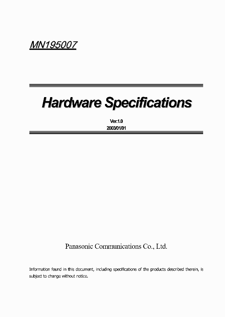 MN195007_362790.PDF Datasheet